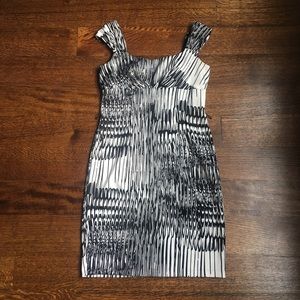 Black and White Cocktail Dress